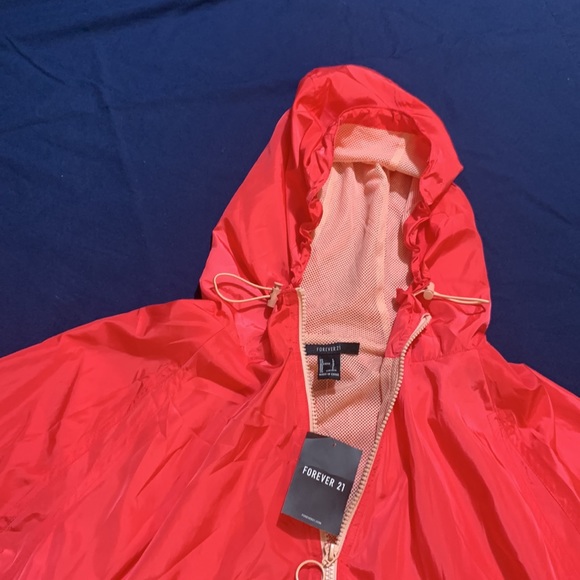 Forever 21 Large Peach Casual Jacket 100% Polyester Lining - Picture 2 of 8